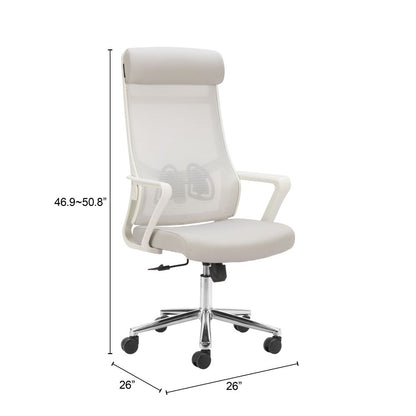 Zuo Modern Jett Mesh Fabric High Back Office Chair