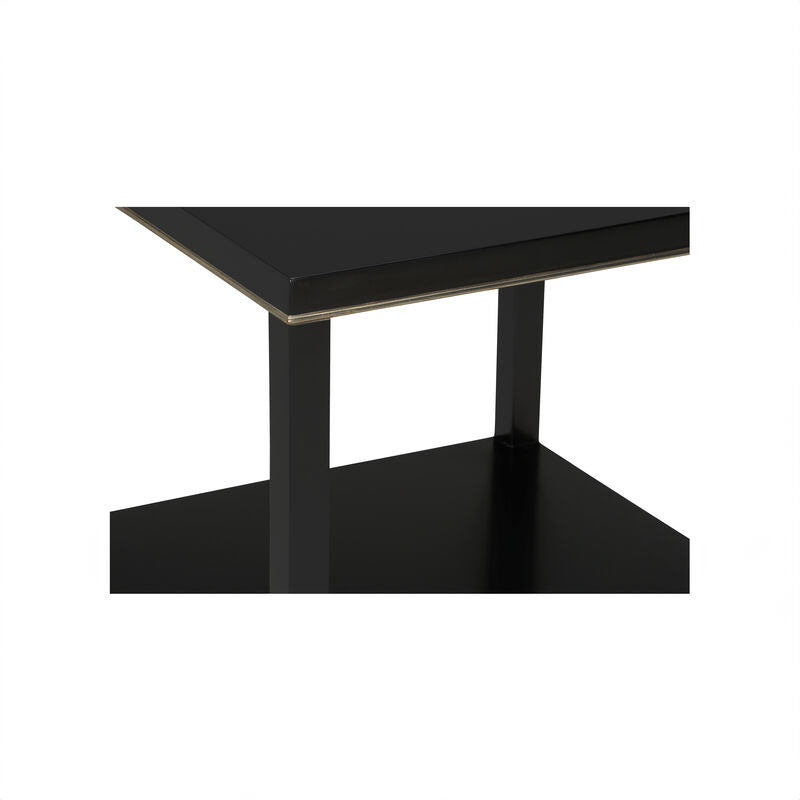 Chelsea House Jeza Two-Tier Designed Square Side Table