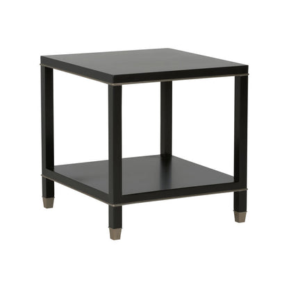 Chelsea House Jeza Two-Tier Designed Square Side Table