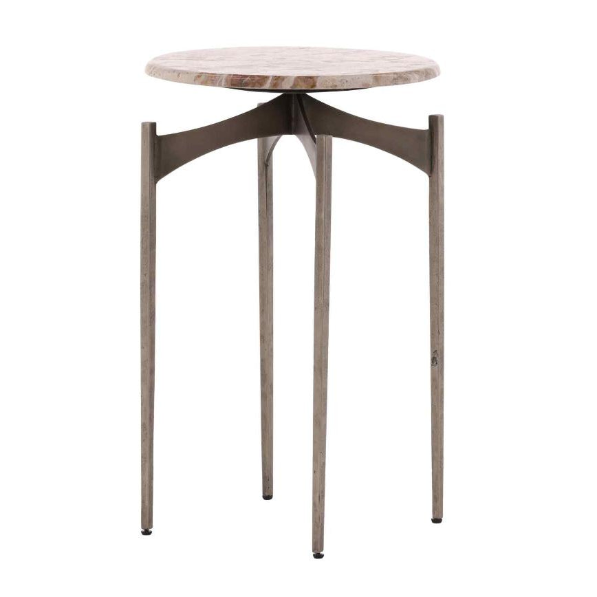 Furniture Classics Joanna Marble Top Round Side Table