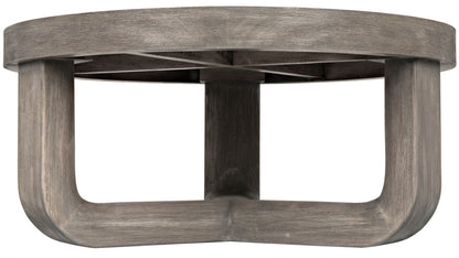 Joel Wood Distressed Grey Coffee Table-Coffee Tables-Noir-Sideboards and Things