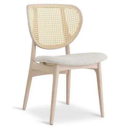 Urbia Joelma Boucle Fabric Armless Dining Chair