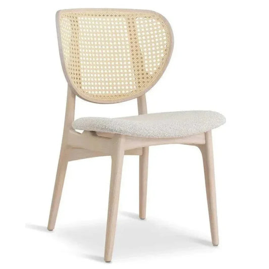 Urbia Joelma Boucle Fabric Armless Dining Chair