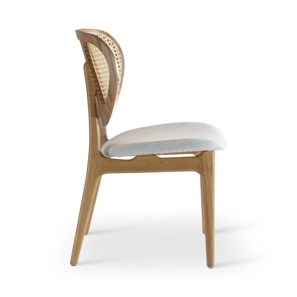 Urbia Joelma Boucle Fabric Armless Dining Chair