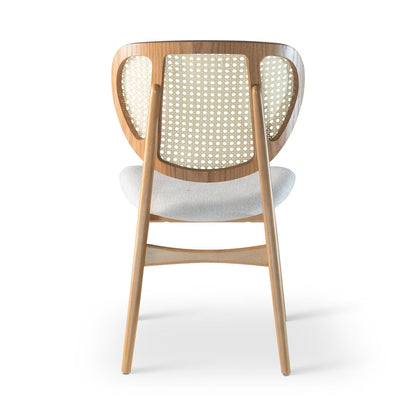 Urbia Joelma Boucle Fabric Armless Dining Chair