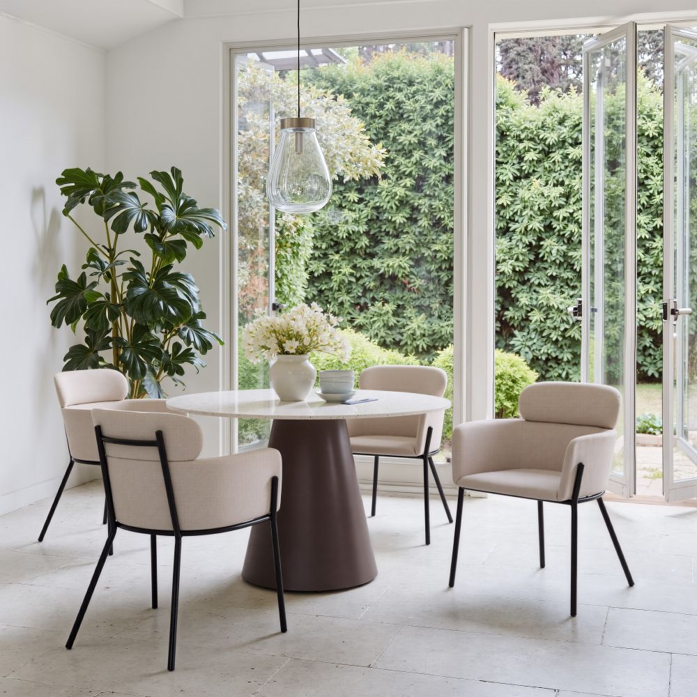 Zuo Modern Jorf Wood Top Round Dining Table