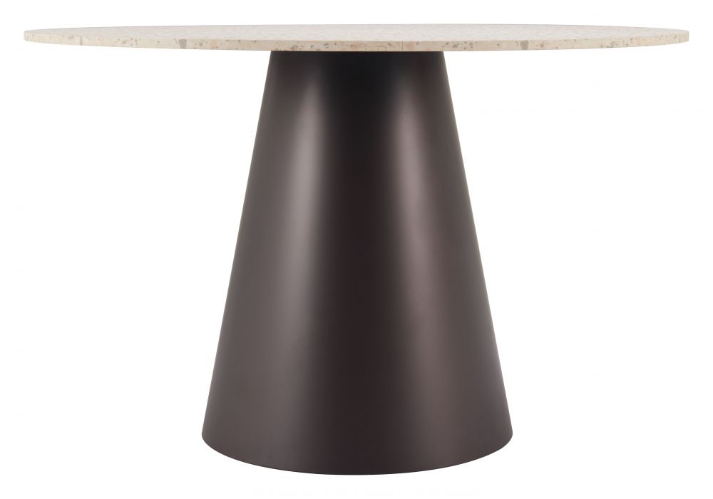 Zuo Modern Jorf Wood Top Round Dining Table