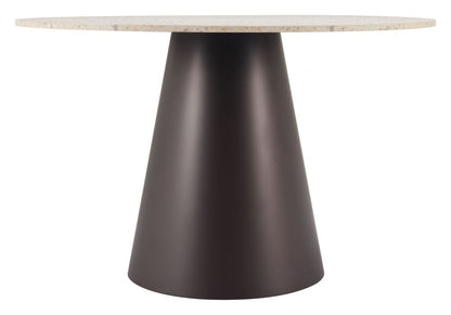 Zuo Modern Jorf Wood Top Round Dining Table