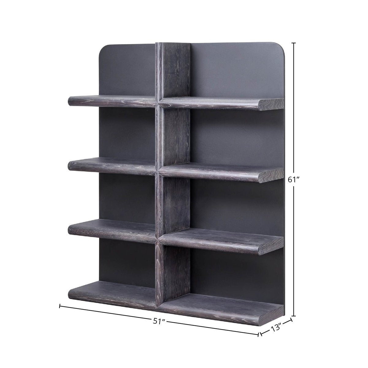 LH Home Julian Wooden Black Etagere
