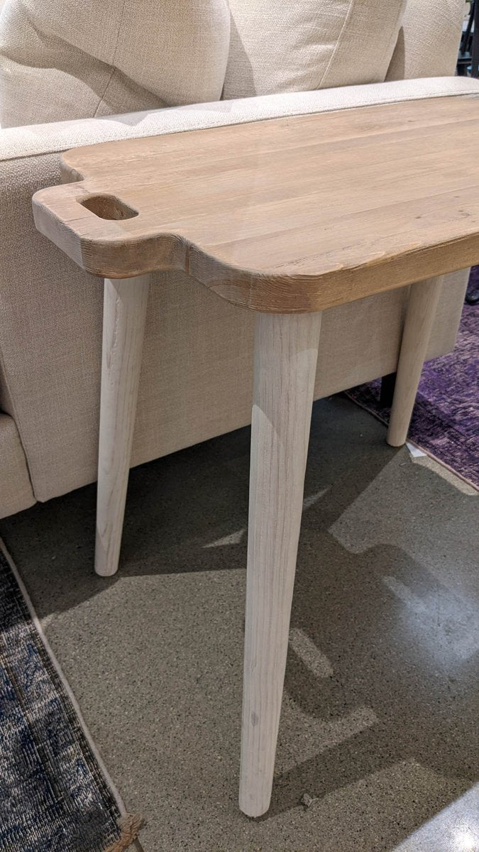 LH Home Juliet Wooden Brown Side Table