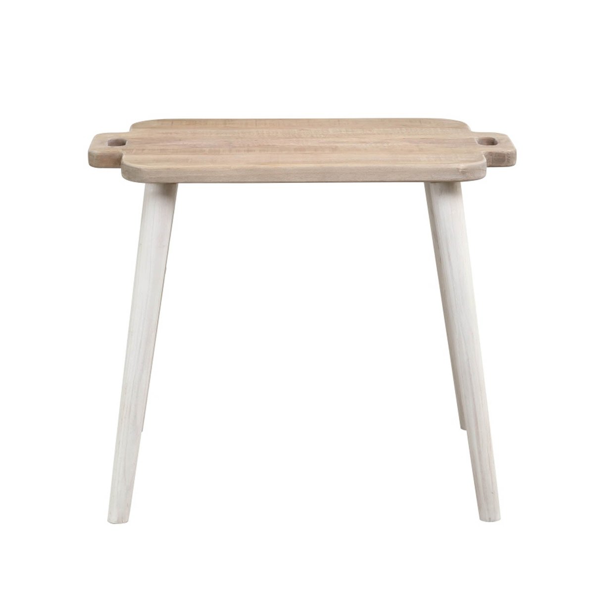LH Home Juliet Wooden Brown Side Table