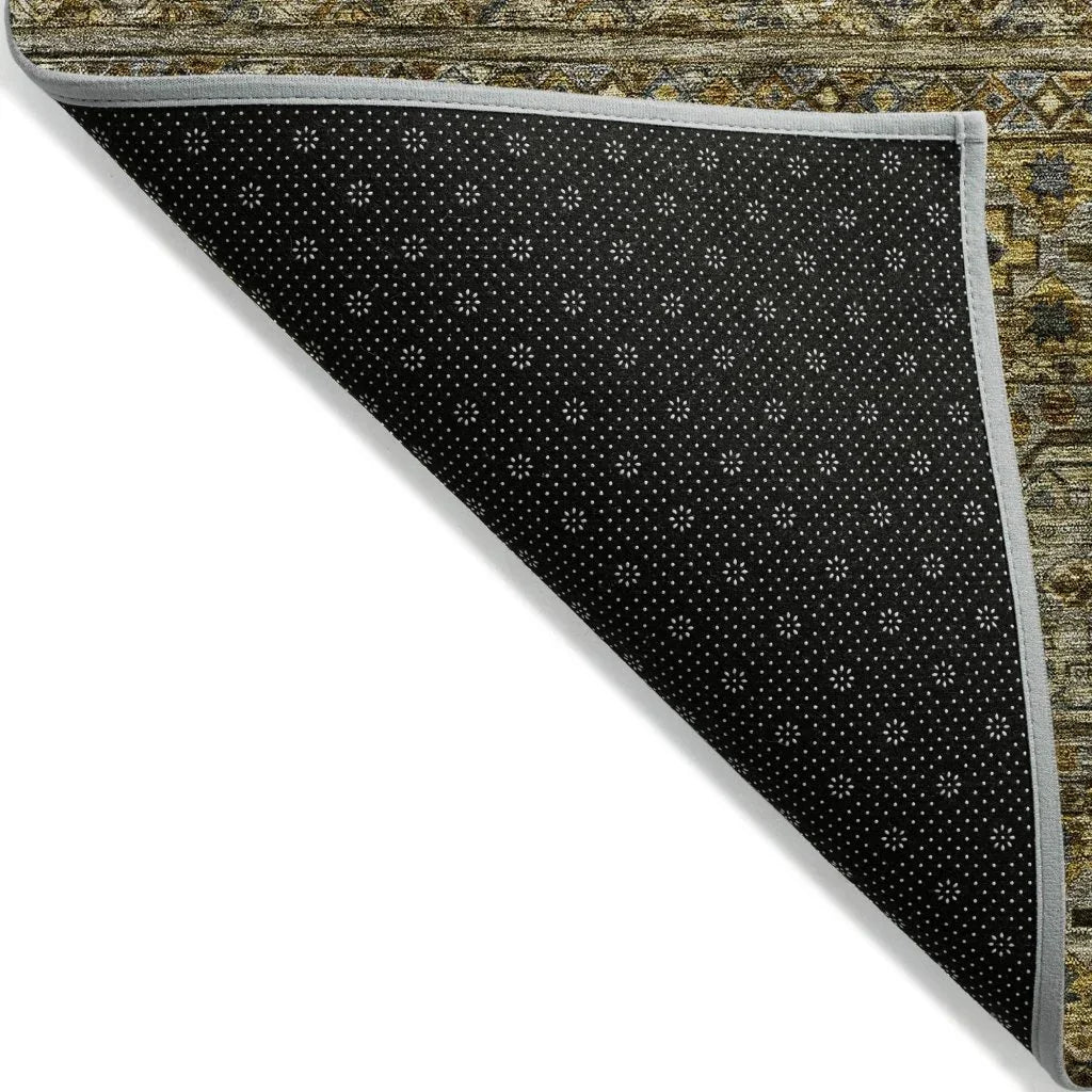LOOMLAN Rugs Julissara Gray Washable Indoor-Outdoor Rug