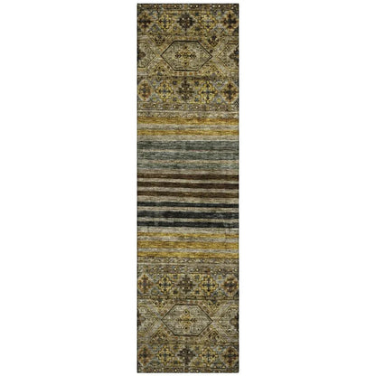 LOOMLAN Rugs Julissara Gray Washable Indoor-Outdoor Rug