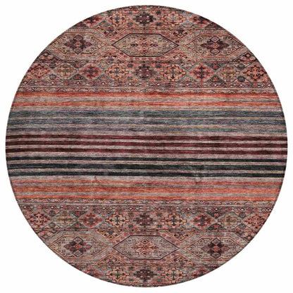 LOOMLAN Rugs Julissara Orange Washable Indoor-Outdoor Rug