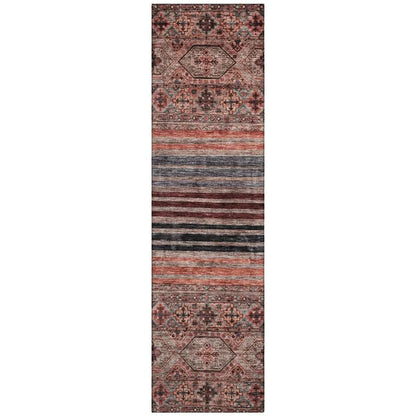 LOOMLAN Rugs Julissara Orange Washable Indoor-Outdoor Rug