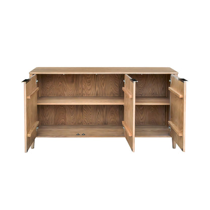 LH Home Kamelia Three Doors Wood Sideboard