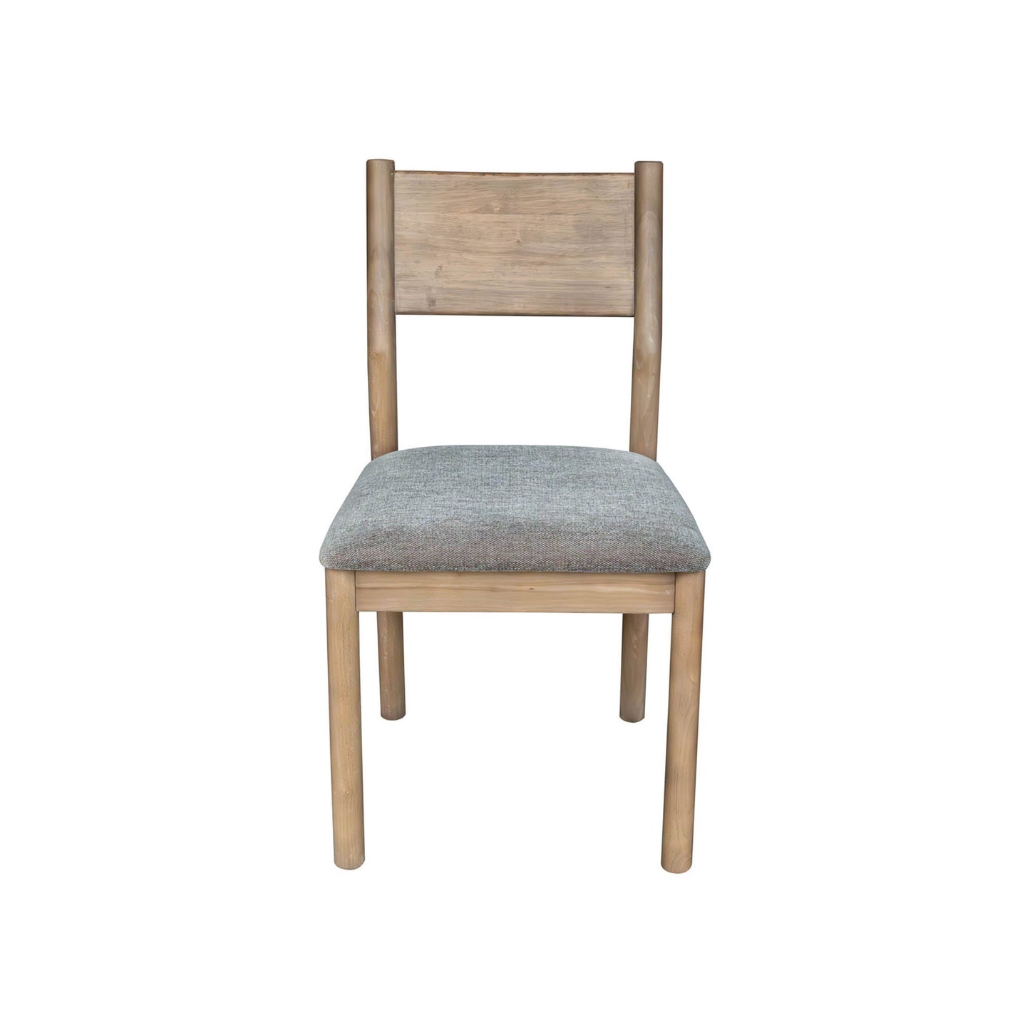 LH Home Kamelia Grey Armless Dining Chair 2PC