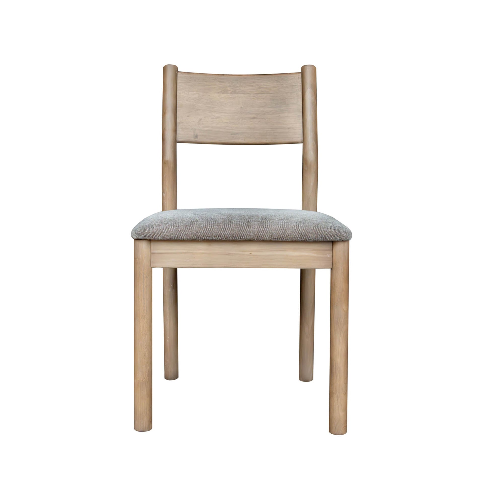LH Home Kamelia Grey Armless Dining Chair 2PC