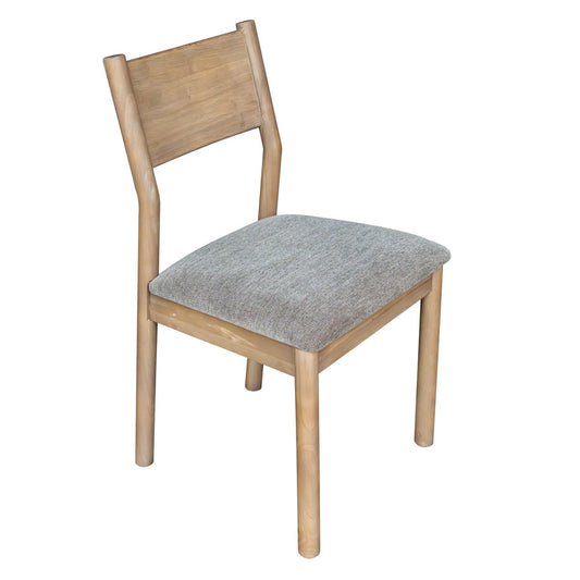 LH Home Kamelia Grey Armless Dining Chair 2PC