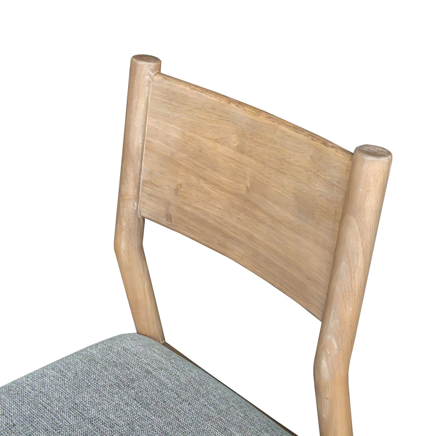 LH Home Kamelia Grey Armless Dining Chair 2PC