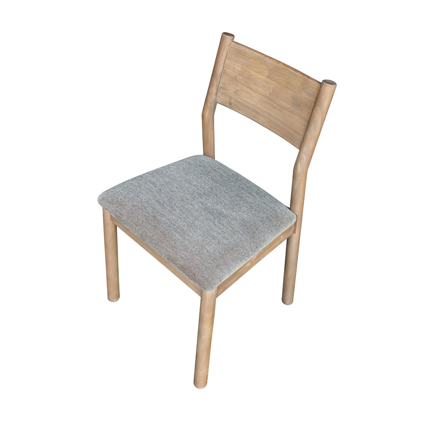 LH Home Kamelia Grey Armless Dining Chair 2PC