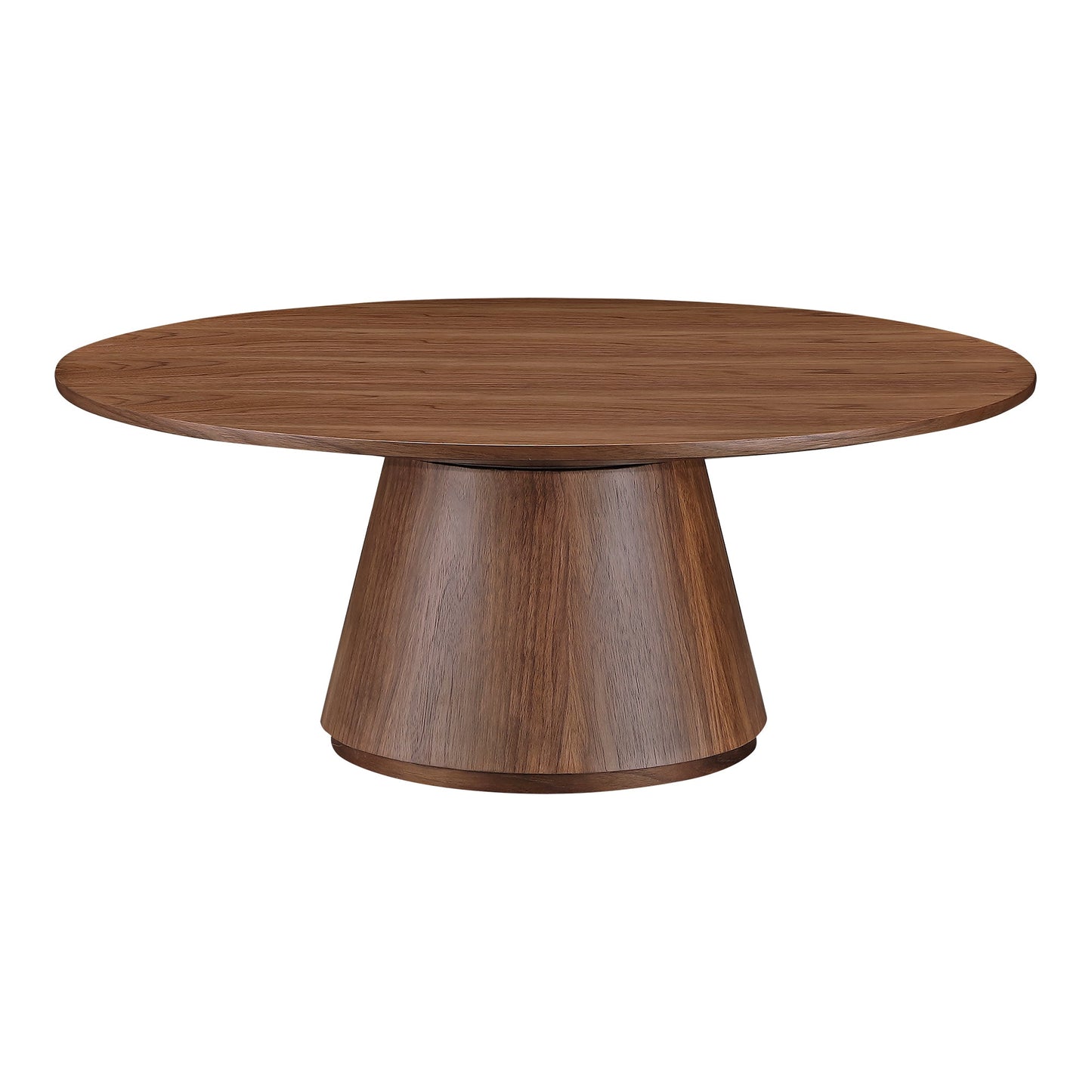 Otago Wood Brown Round Coffee Table