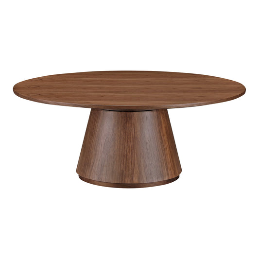 Otago Wood Brown Round Coffee Table