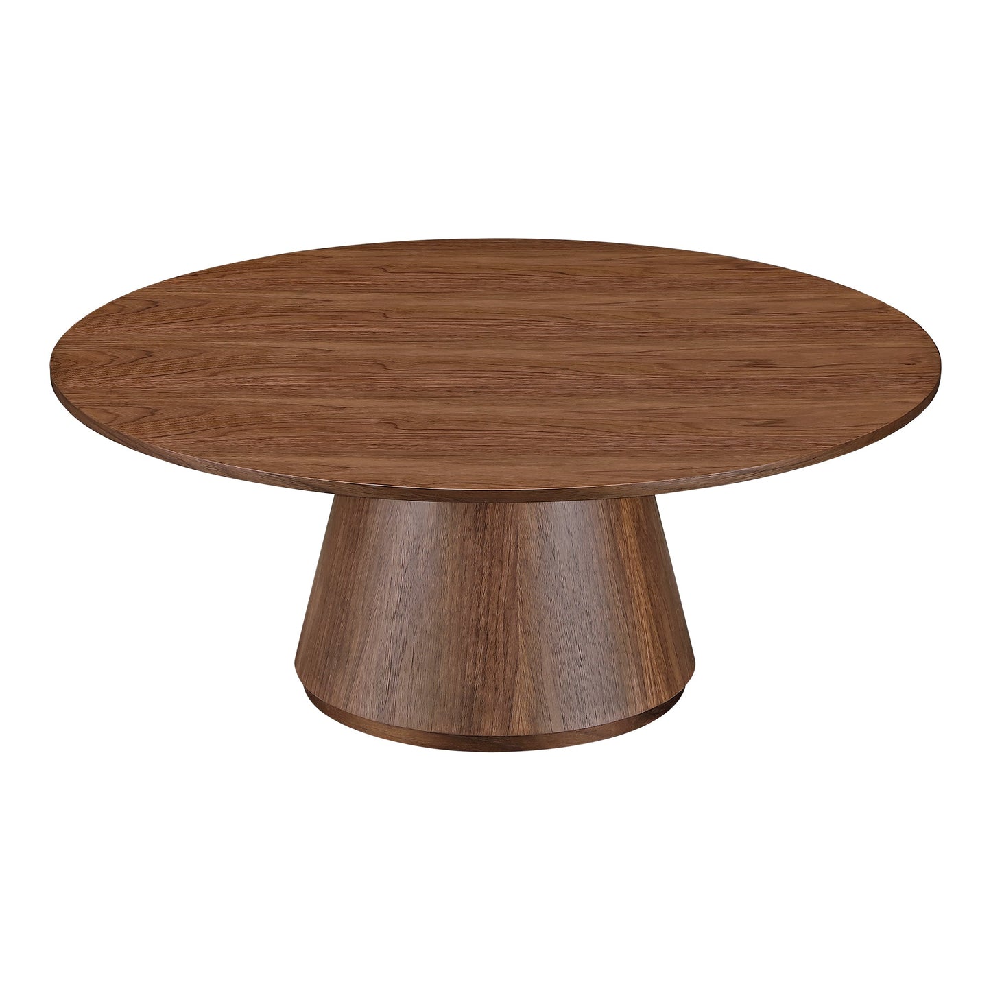 Otago Wood Brown Round Coffee Table