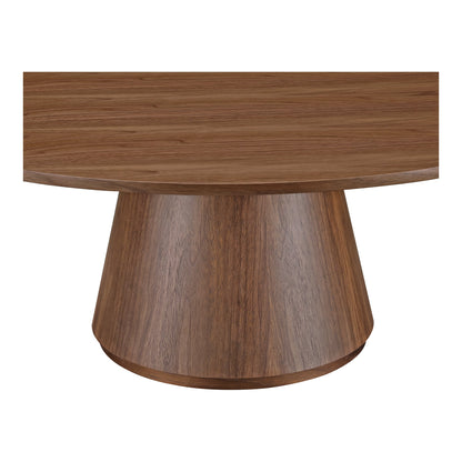 Otago Wood Brown Round Coffee Table