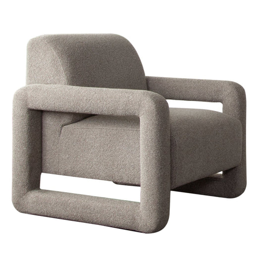 Diamond Sofa Kona Mink Fabric Open Arm Accent Chair