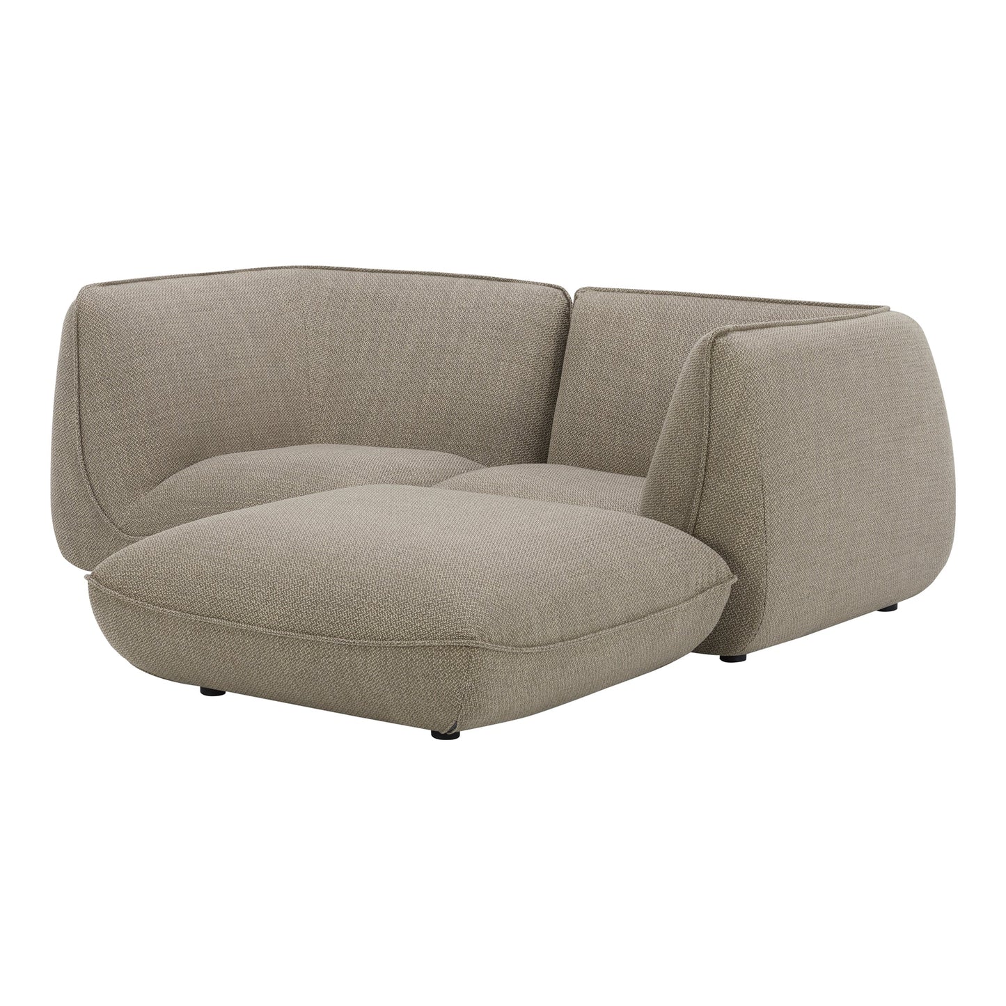 Zeppelin Nook Polyester Upholstered Modular Sectional