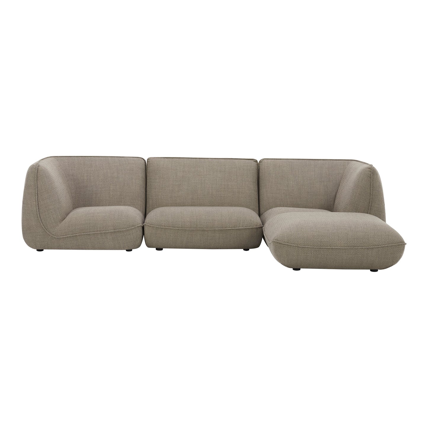 Zeppelin Lounge Polyester Upholstered Modular Sectional