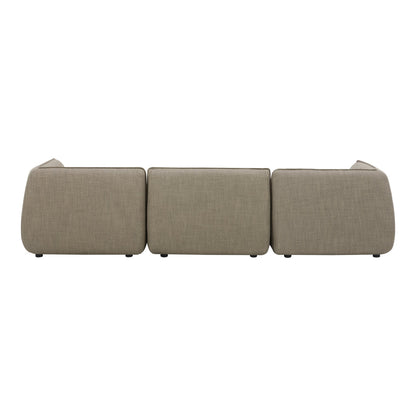 Zeppelin Lounge Polyester Upholstered Modular Sectional