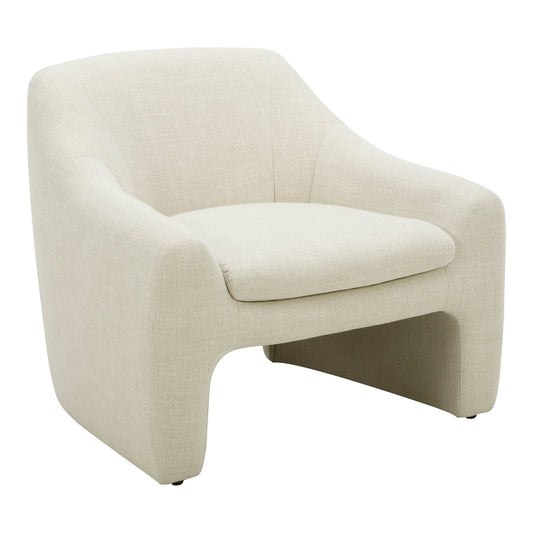 Kenzie Polyester Upholstered Armless Accent Chair