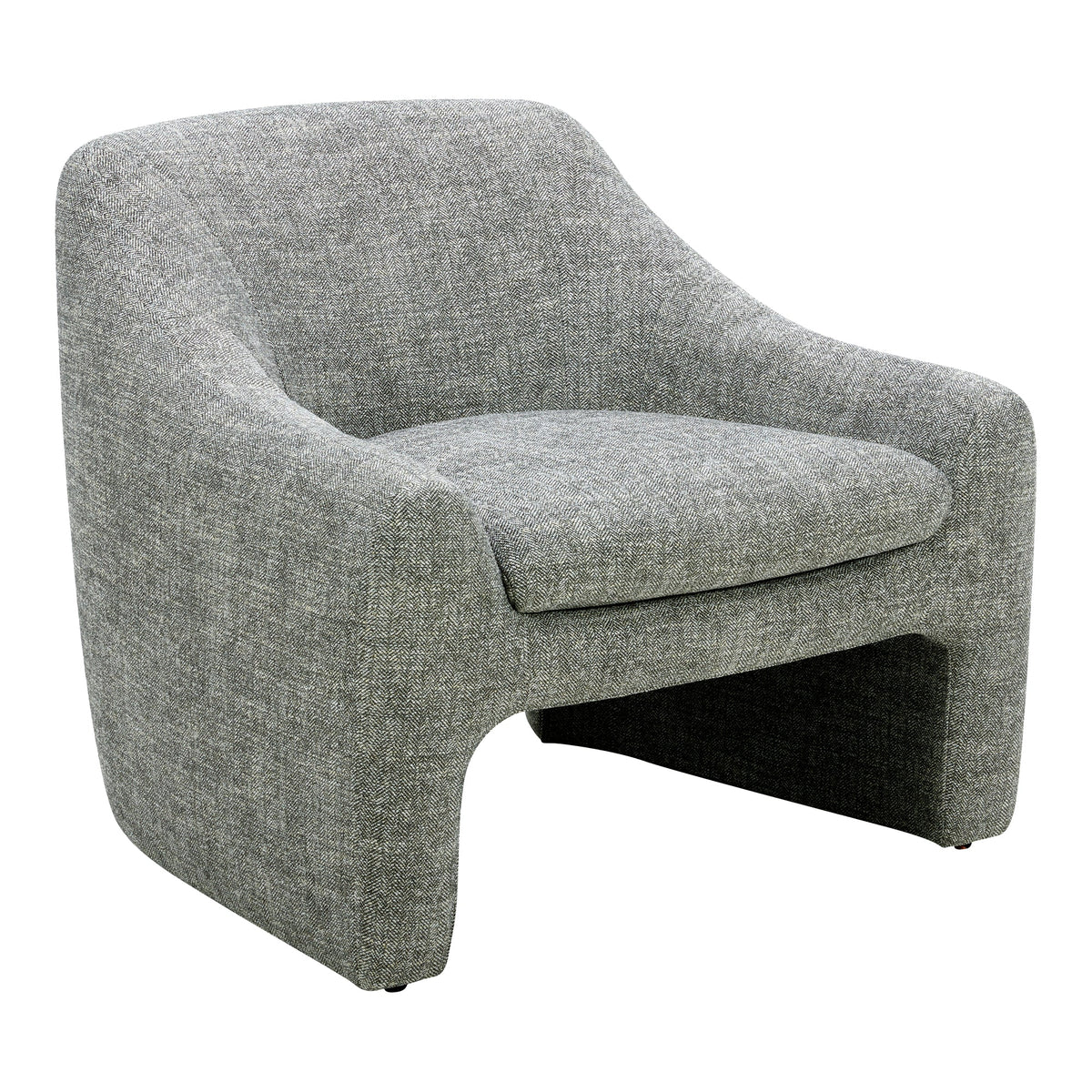 Moe's Home Kenzie Performance Fabric Armless Accent Chair