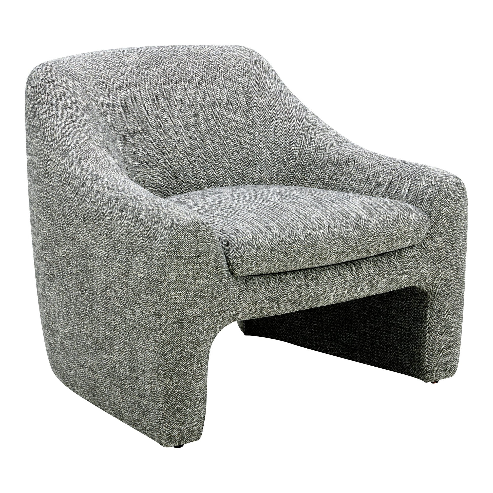 Moe's Home Kenzie Performance Fabric Armless Accent Chair
