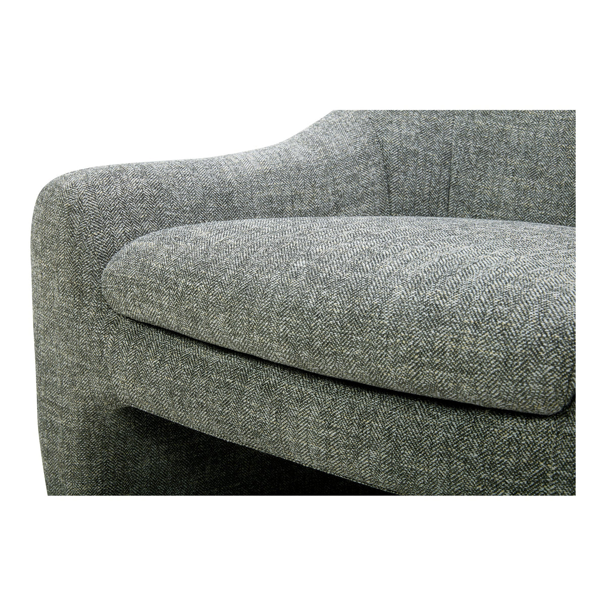Moe's Home Kenzie Performance Fabric Armless Accent Chair