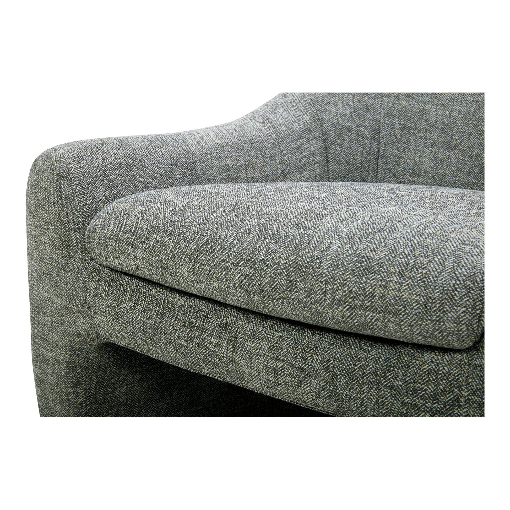 Moe's Home Kenzie Performance Fabric Armless Accent Chair