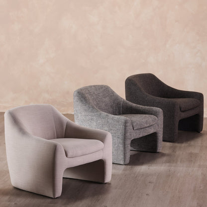 Moe's Home Kenzie Performance Fabric Armless Accent Chair