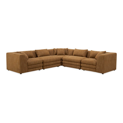 Lowtide Classic L-Shaped Polyester Upholstered Modular Sectional