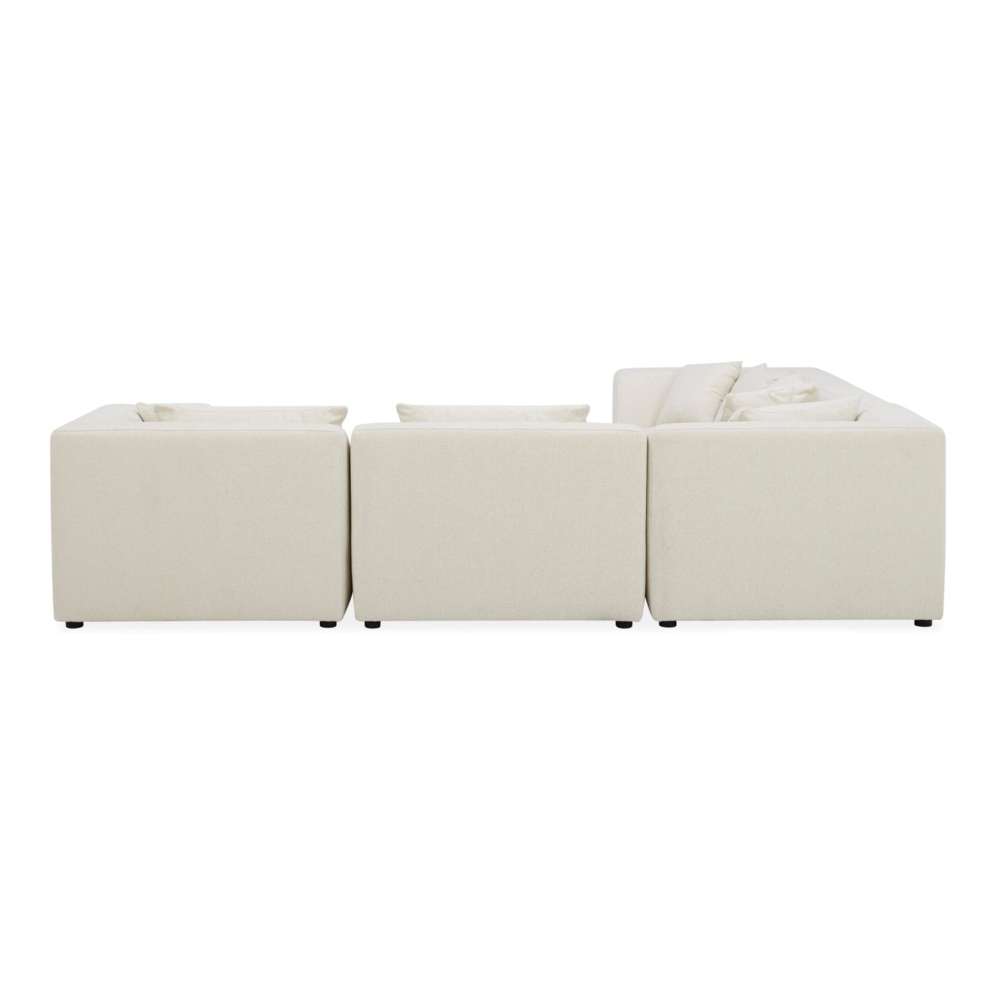 Lowtide Classic L-Shaped Polyester Upholstered Modular Sectional