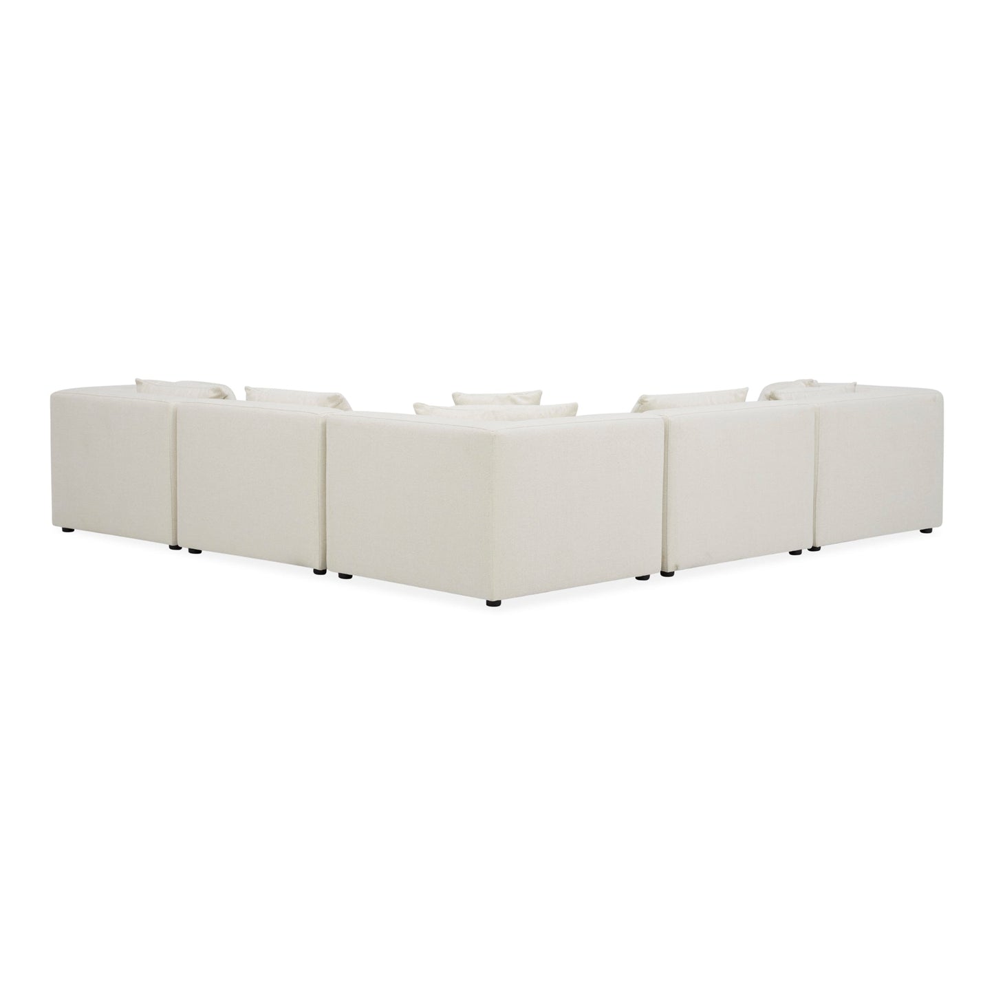 Lowtide Classic L-Shaped Polyester Upholstered Modular Sectional