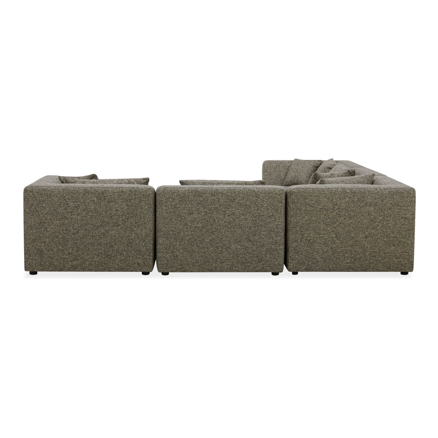 Lowtide Classic L-Shaped Polyester Upholstered Modular Sectional