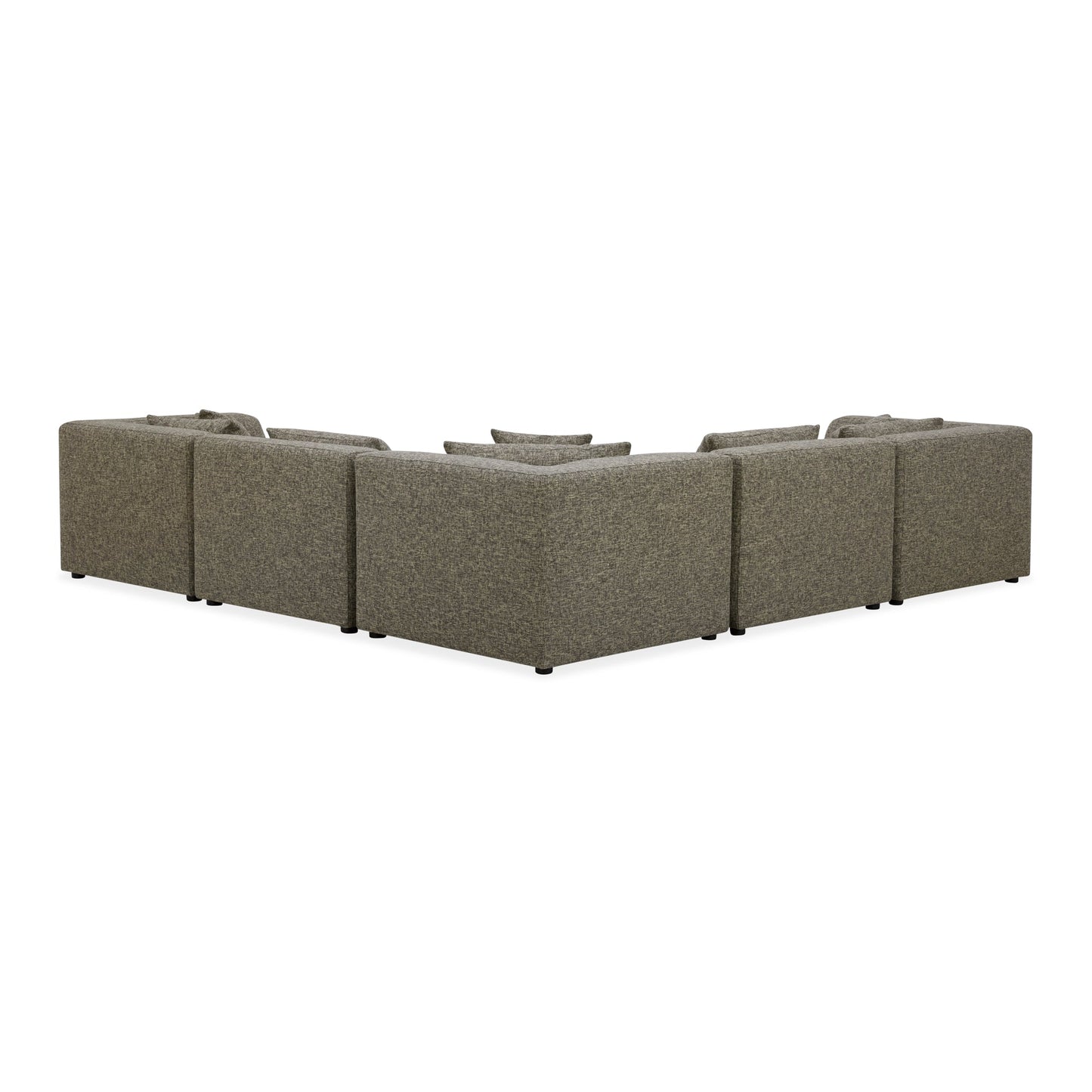 Lowtide Classic L-Shaped Polyester Upholstered Modular Sectional