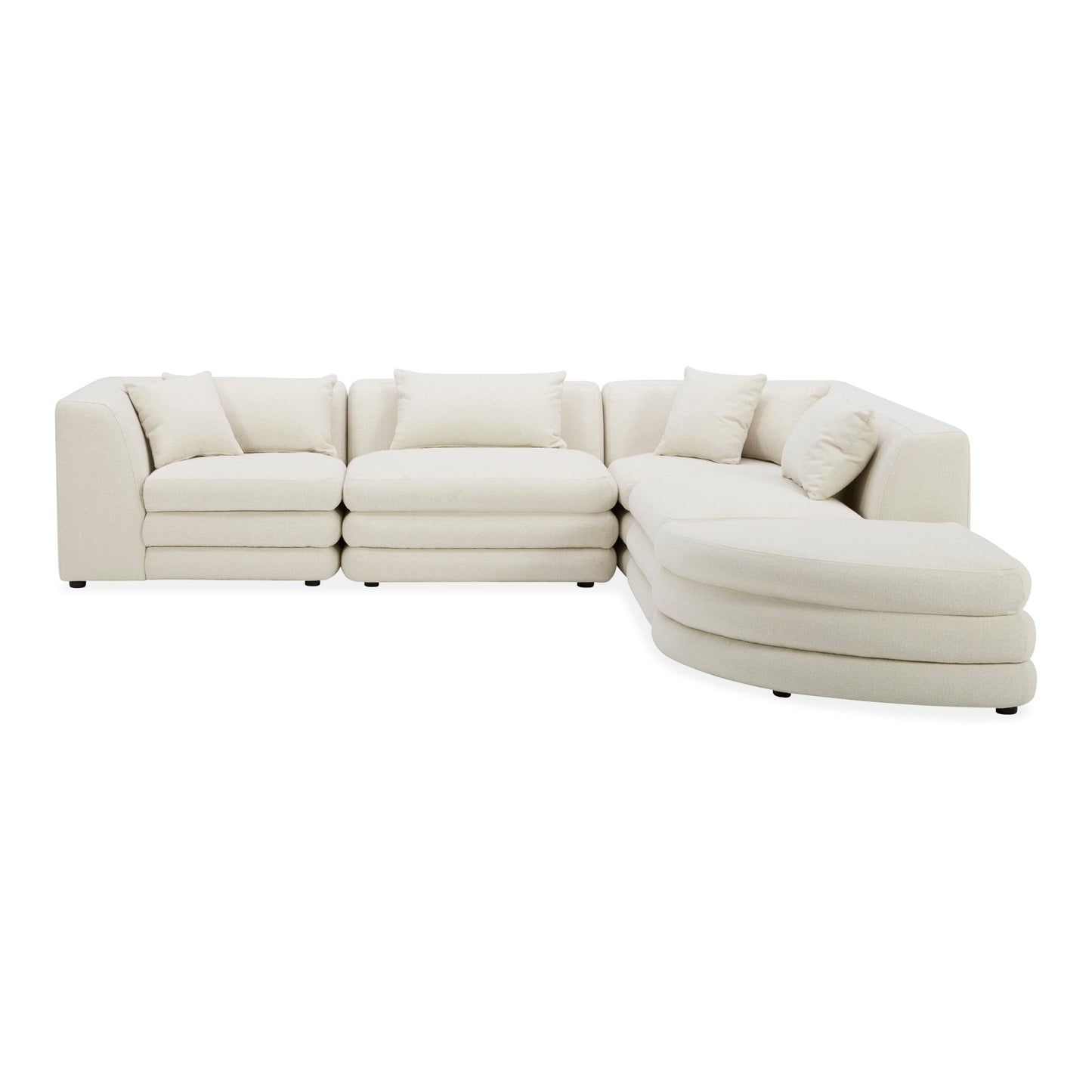 Lowtide Alcove Polyester Upholstered Modular Sectional