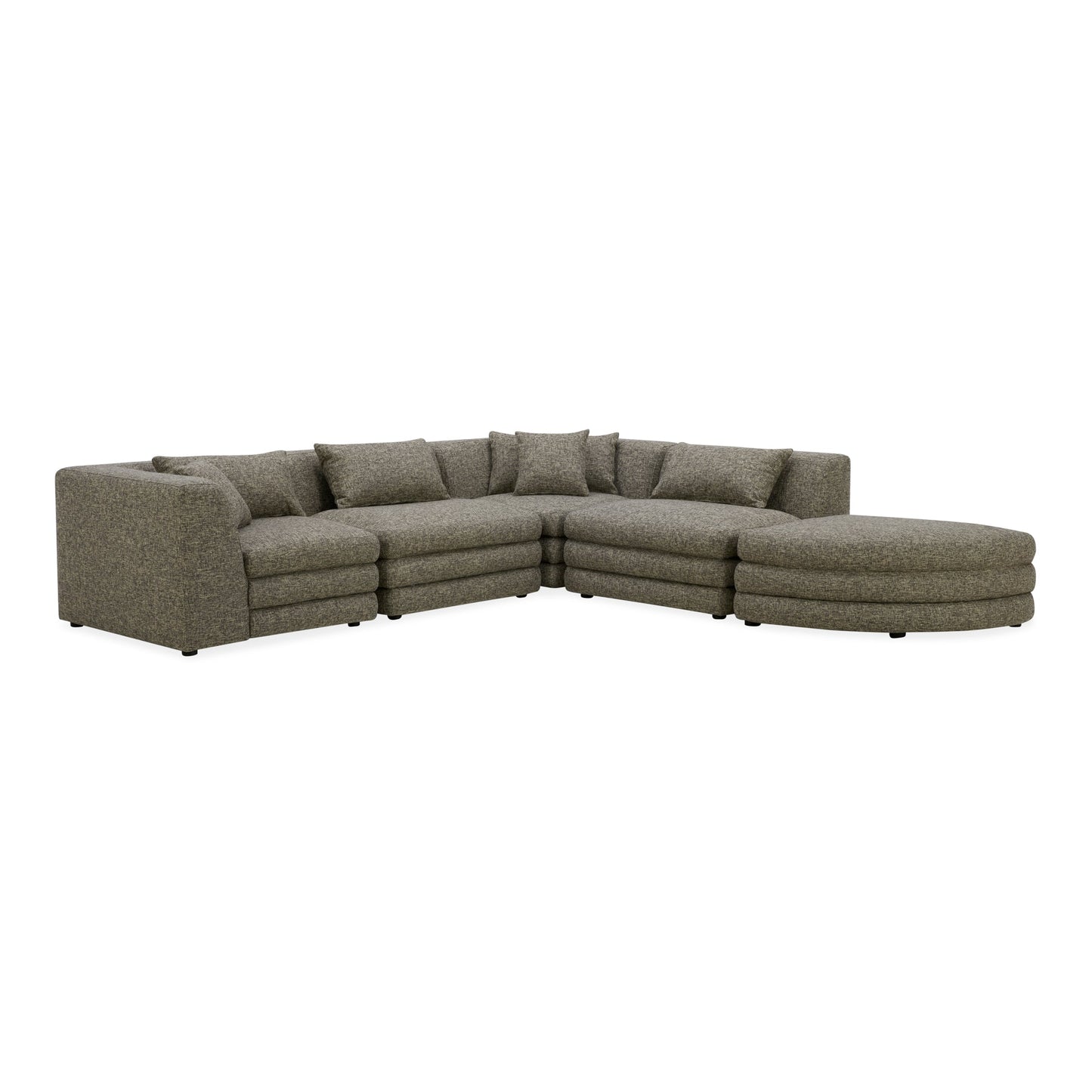 Lowtide Alcove Polyester Upholstered Modular Sectional