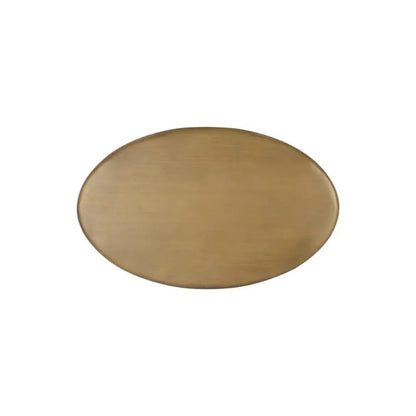 SUNPAN Kadin Concrete Based Steel Oval Side Table
