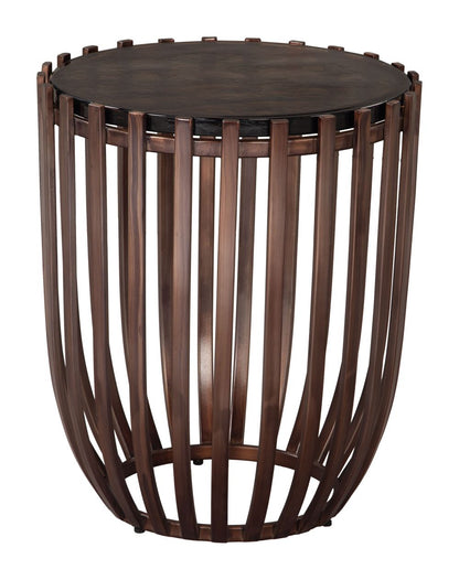 Zuo Modern Kafig Iron Frame Round Side Table
