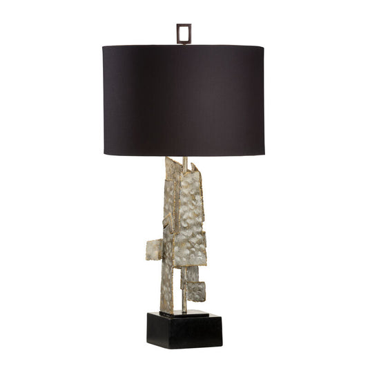 Wildwood Kahn White Wash Steel Made Table Lamp