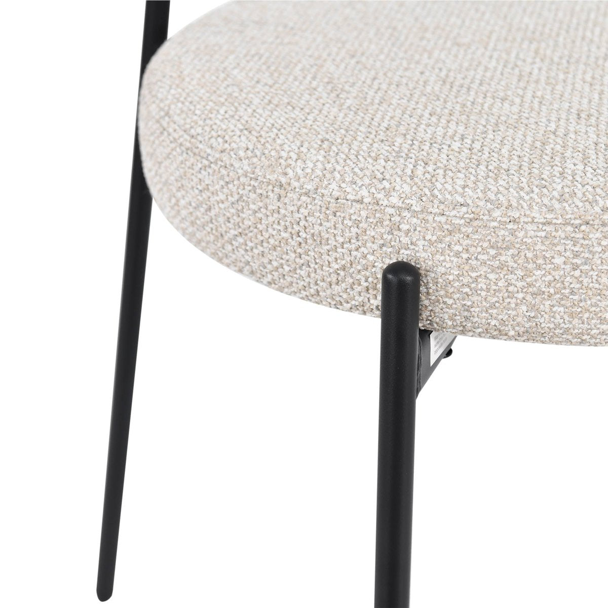 LH Home Kai Fabric Armless Dining Chair (Set of 2)